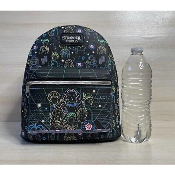 Funko Stranger Things Arcade Mini Backpack Blacklight Exclusive 2022 - Picture 2 of 11